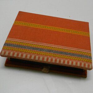 Vintage Congress Playing Cards Set with Orange Case Wine Bottle Design?